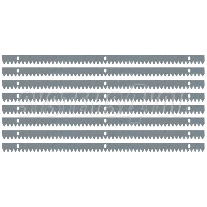 Tandstang stål 30 x 8 mm - 8 m