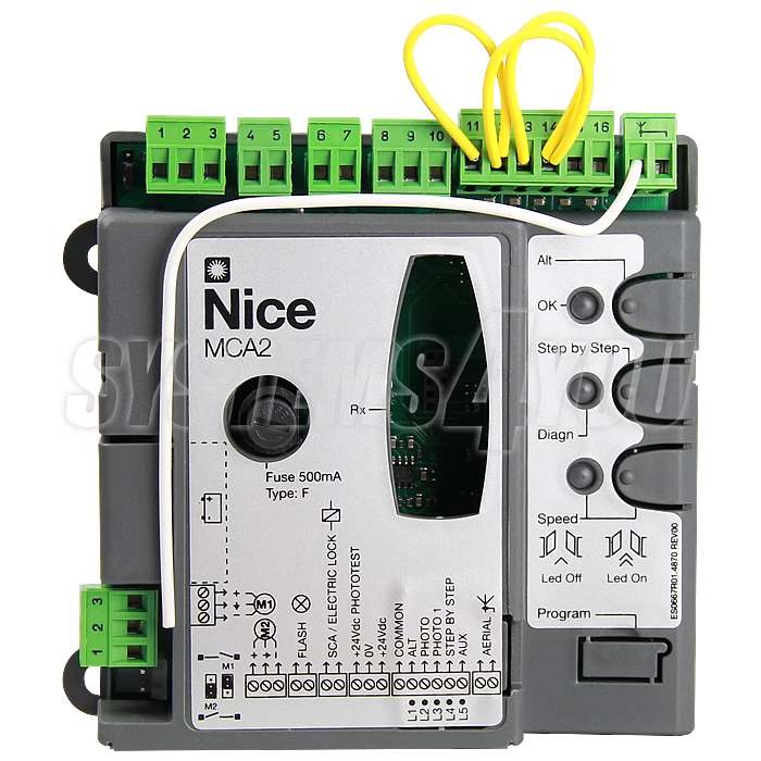Kontrolkort Nice MCA2